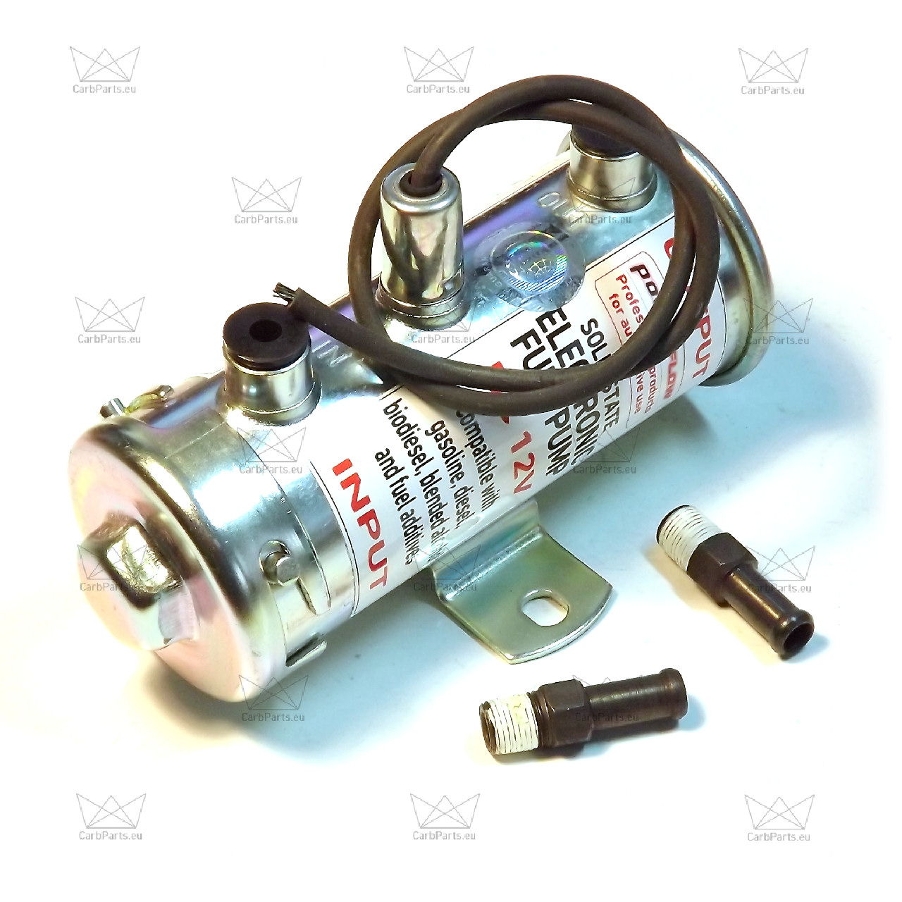 ＊fu-＊ PowerFlow electric FUEL PUMP 12V Cylindrical Universal Facet